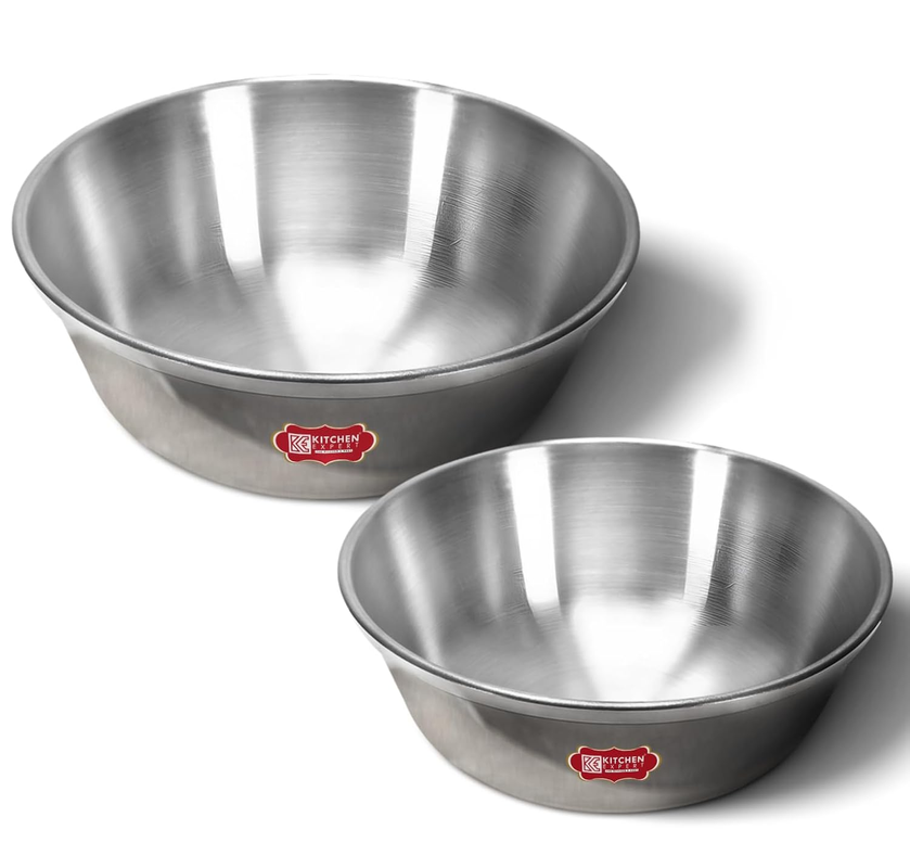 Aluminium Tasla Combo |  | Polished Outer Surface | Without Handle | Multipurpose | Aluminium Kadai