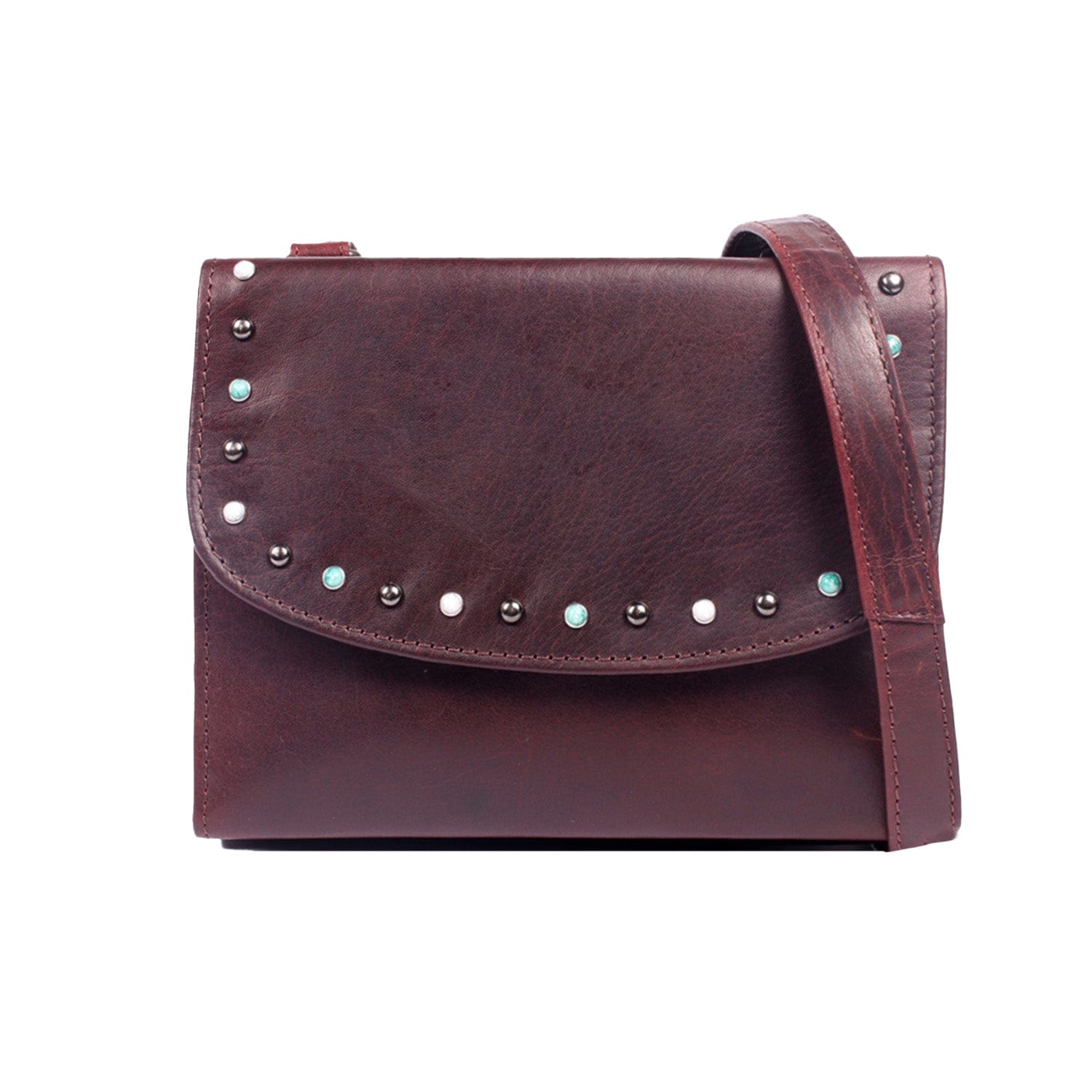 Raelynn Buffalo Leather Crossbody RFID Organizer